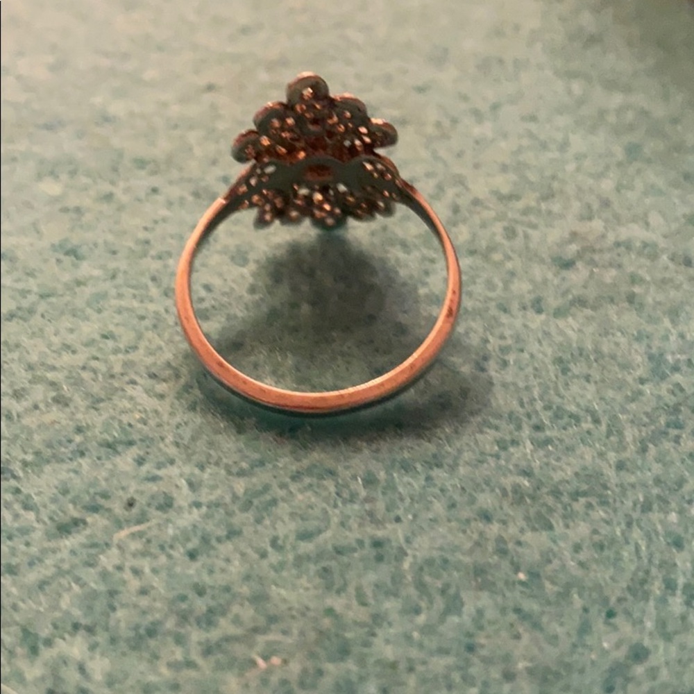 Sterling Silver Multiple Color Stone Ring - image 3